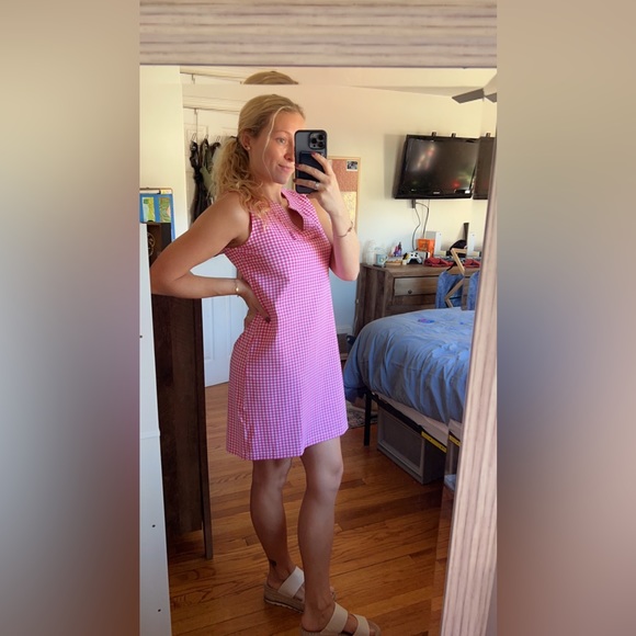 SAILOR-SAILOR women’s pink checkered dress - Picture 3 of 6